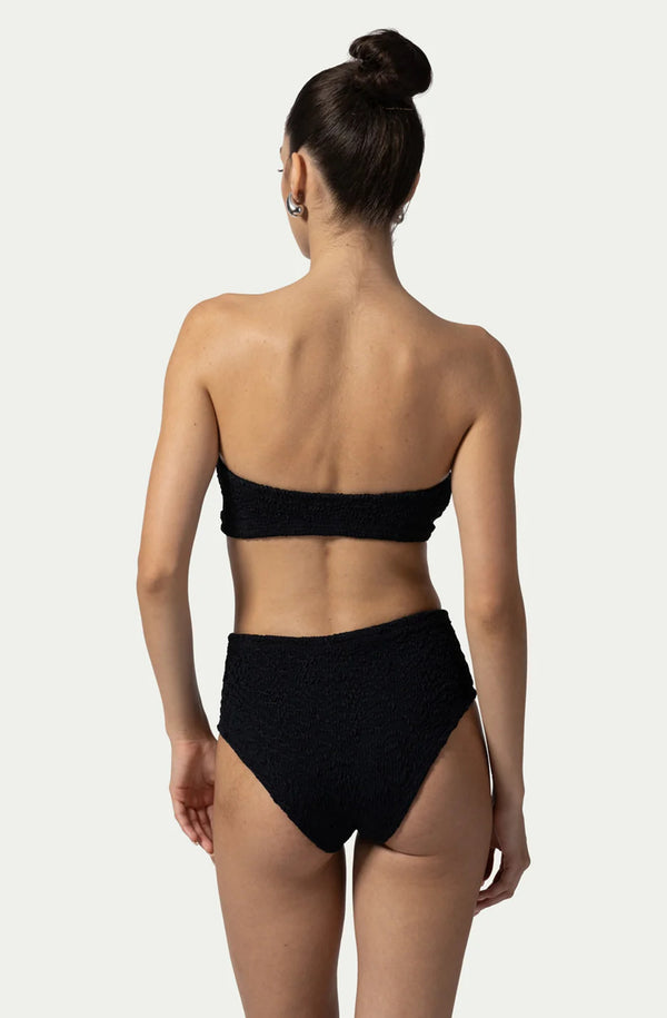 PARAMIDONNA Women Betty Black Bandeau Bikini