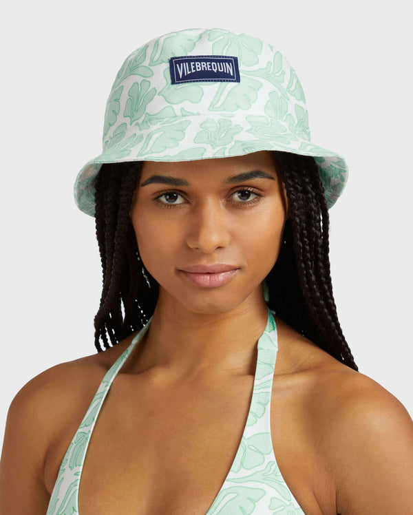 VILEBREQUIN Unisex Linen Bucket Hat Seashells