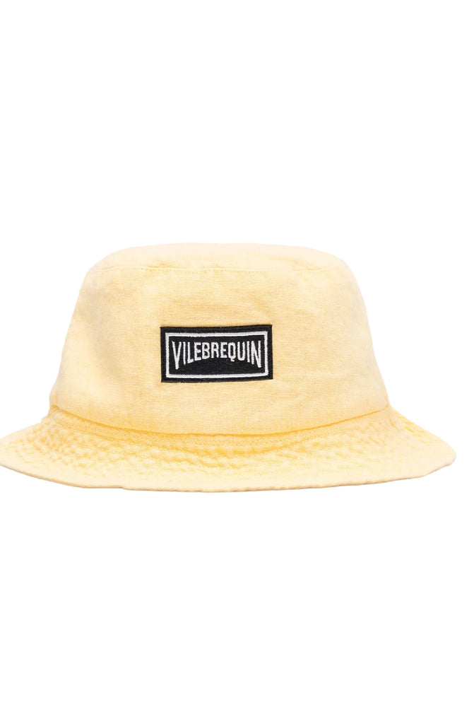 VILEBREQUIN Unisex Linen Bucket Hat Solid
