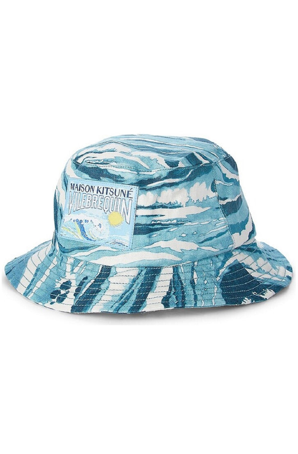 VILEBREQUIN Cotton Bucket Hats Waves - Vilebrequin x Maison Kitsune