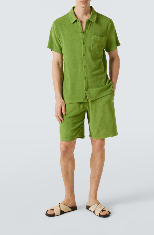 VILEBREQUIN Men Terry Bermuda Shorts Solid