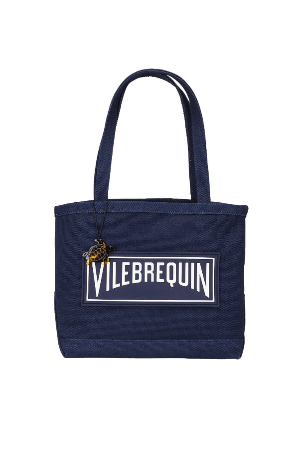 VILEBREQUIN Canvas Marine Unisex Beach Bag