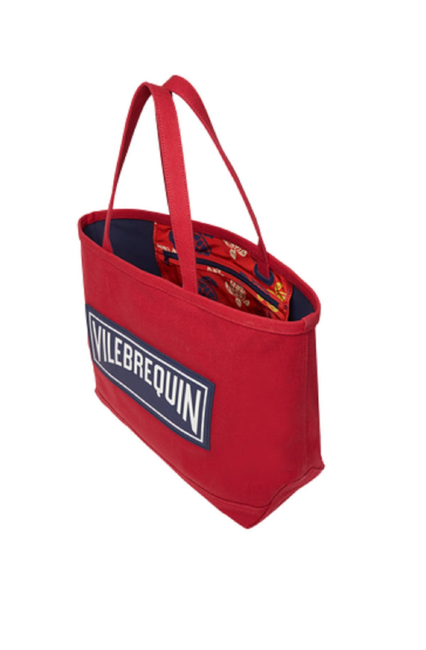 VILEBREQUIN Big Canvas Marine Unisex Beach Bag