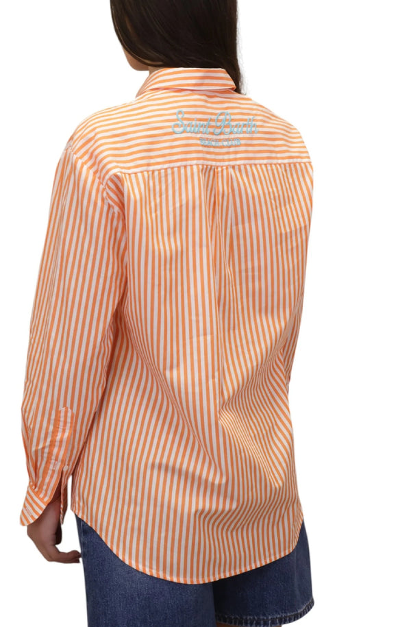 MC2 SAINT BARTH Women Brigitte Cotton Stripes St. Barth Shirt