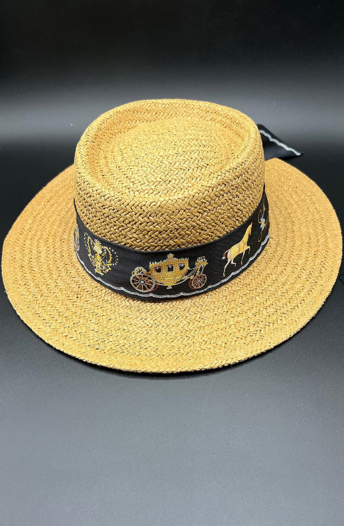 R by RALU Paper Straw Hats in Brown