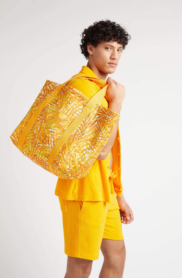 VILEBREQUIN Unisex Neoprene Large Beach Bag Palm Leaves