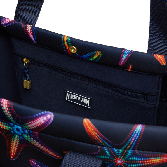 VILEBREQUIN Unisex Neoprene Beach Bag Disco Stars