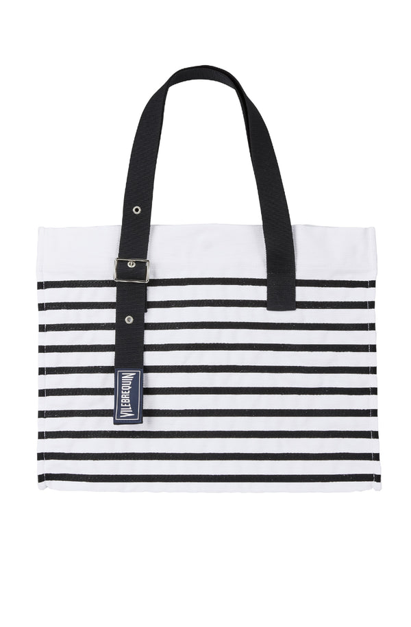 VILEBREQUIN Meduim Cotton Bag Big Rayures