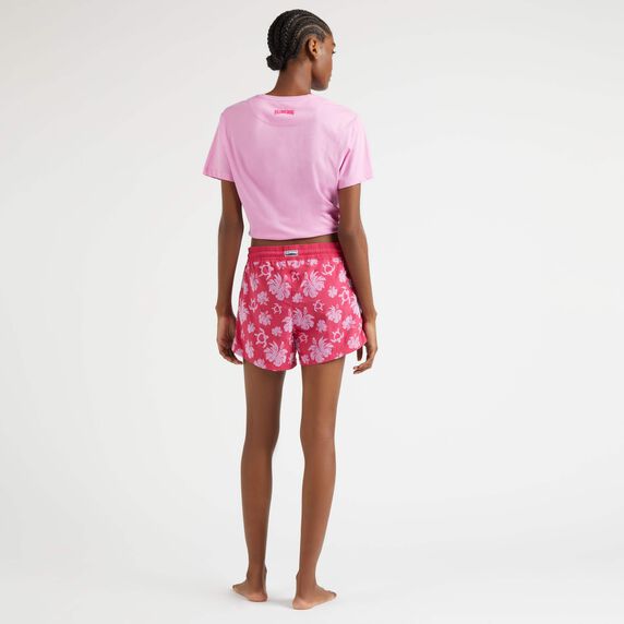 VILEBREQUIN Women Swim Shorts Flocked Turtles Heart