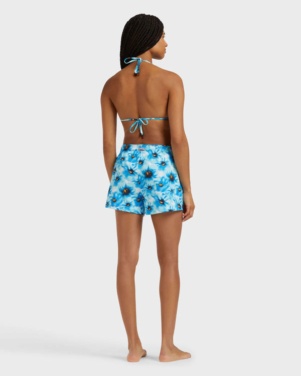 VILEBREQUIN Women Stretch Swim Shorts Poppies