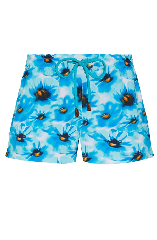 VILEBREQUIN Women Stretch Swim Shorts Poppies