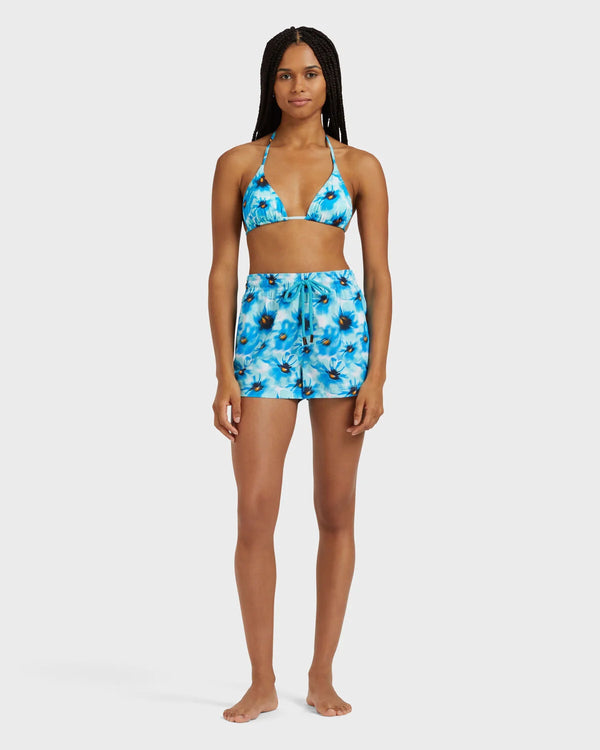 VILEBREQUIN Women Stretch Swim Shorts Poppies