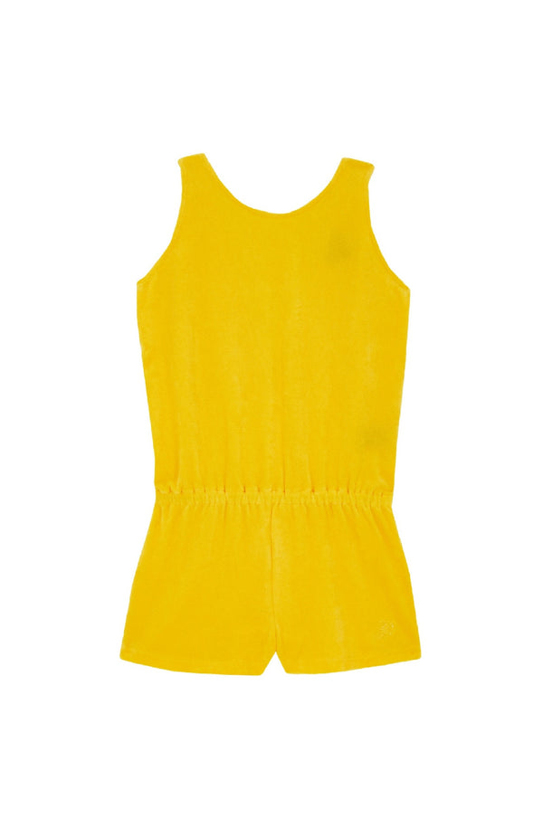 VILEBREQUIN Girls Sleeveless Cotton Playsuit Solid