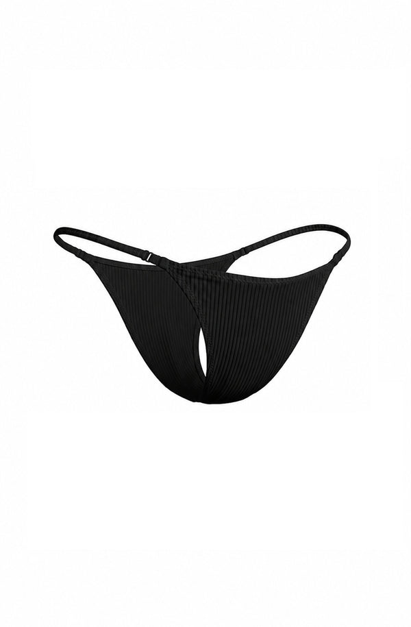 KENDALL AND KYLIE Women Bay Triangle Rib Bikini Bottom