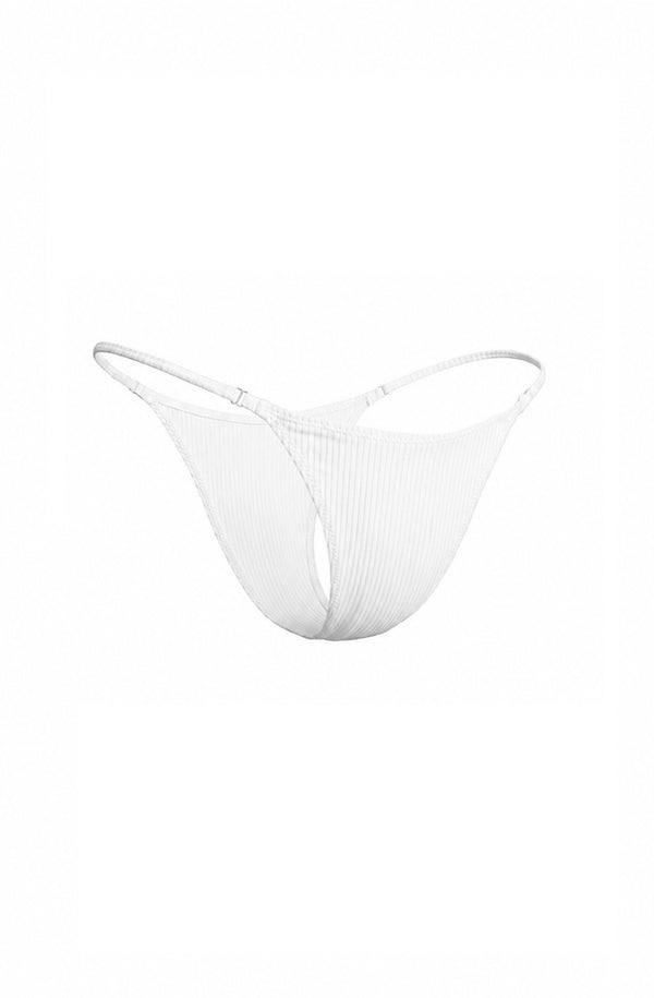 KENDALL AND KYLIE Women Bay Triangle Rib Bikini Bottom