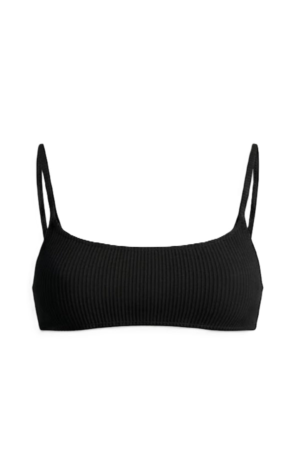 KENDALL AND KYLIE Women Bay Triangle Rib Bikini Top