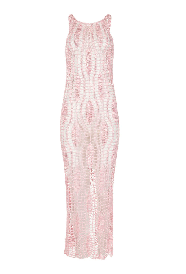 PARAMIDONNA Women Bella Pink Cake Long Dress