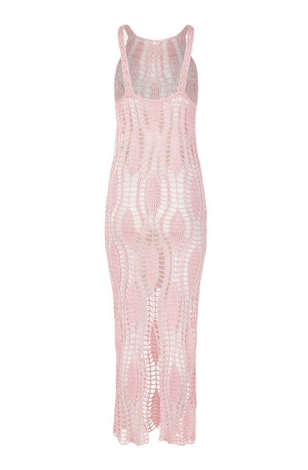 PARAMIDONNA Women Bella Pink Cake Long Dress