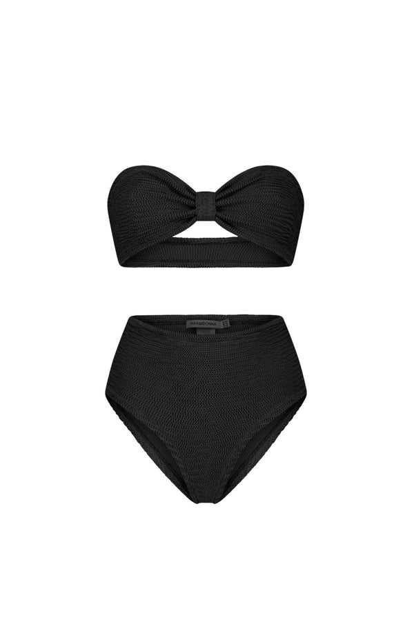 PARAMIDONNA Women Betty Black Bandeau Bikini