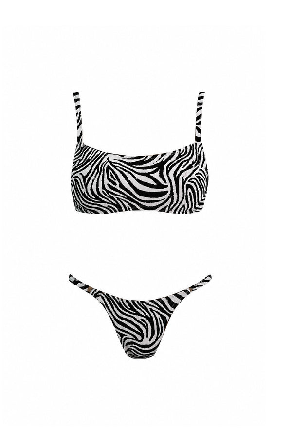 KENDALL & KYLIE Gathered Bandeau Bikini Bottom