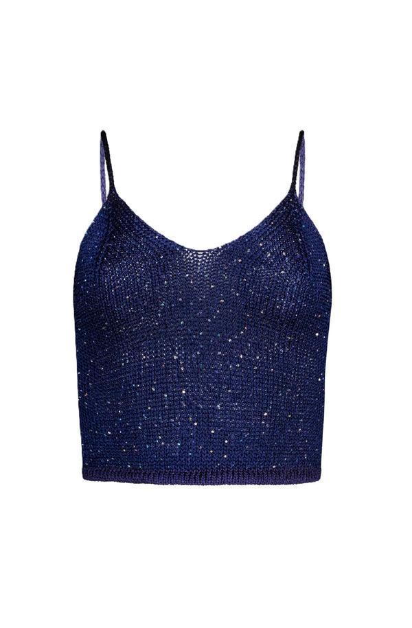 PARAMIDONNA Women Bruna Navy Blue Top