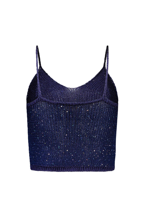 PARAMIDONNA Women Bruna Navy Blue Top