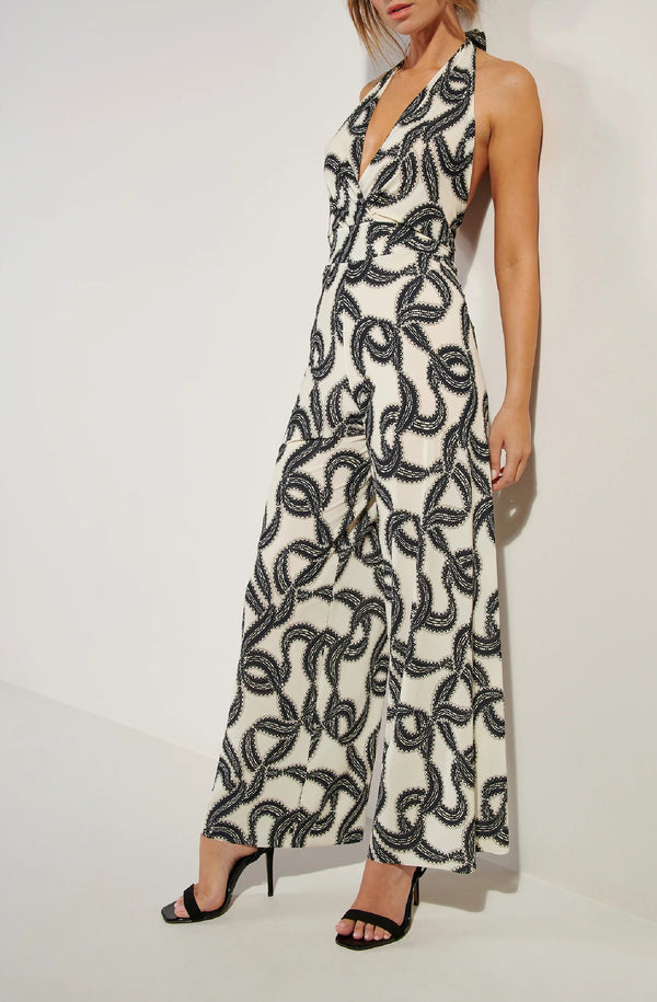 PAIN de SUCRE Women Calin Loose Ballerina Print Jumpsuit