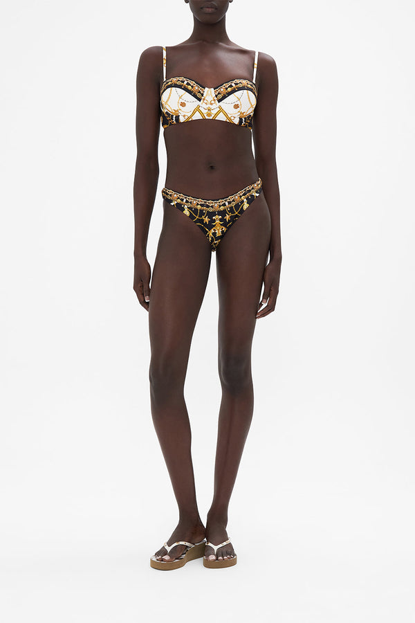 CAMILLA Women Wide Side High Leg Pant Bikini Bottom - Coast To Coast