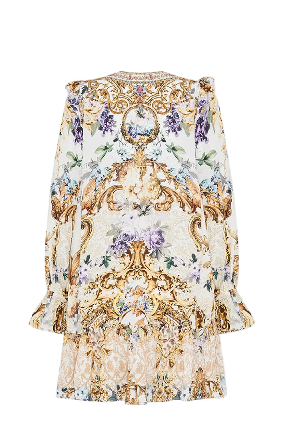 CAMILLA Women Ruffle Lace Up Dress - Palazzo Play Date