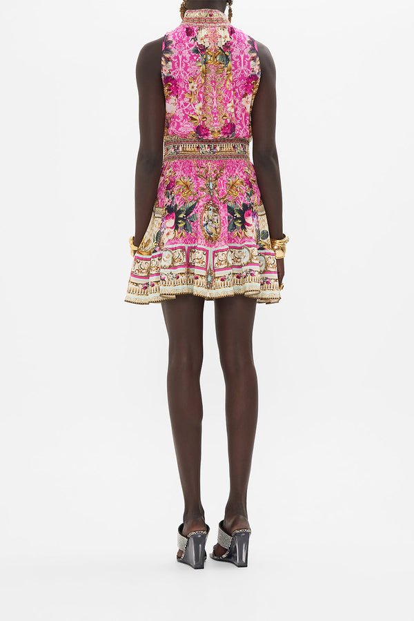 CAMILLA Women High Neck Sleeveless Mini Dress - Call Of The Canal