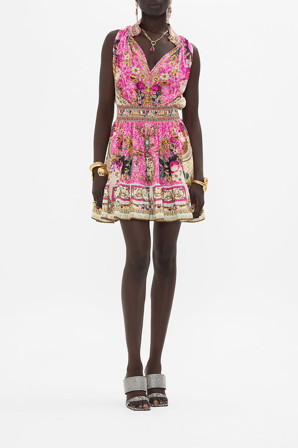 CAMILLA Women High Neck Sleeveless Mini Dress - Call Of The Canal