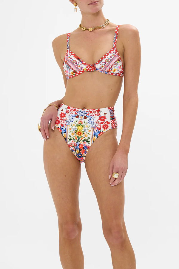 CAMILLA Women Knot Front Tri Bra - Faith, Luck & Justice