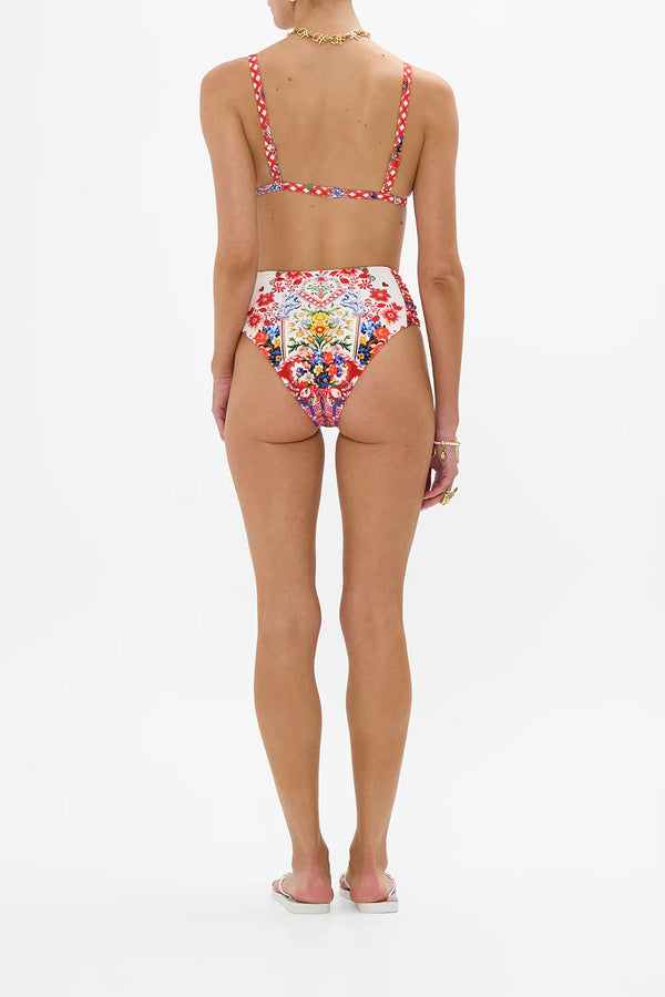 CAMILLA Women Ruched Side Pant Bikini - Faith, Luck & Justice
