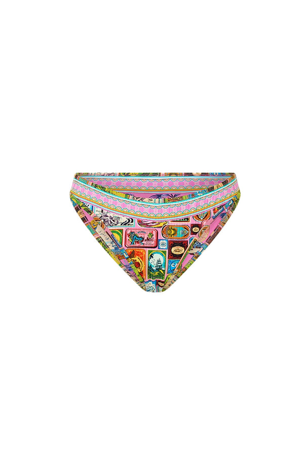 CAMILLA Women Bind Edge Reversible Panty Bikini Bottom - Salty Splendour