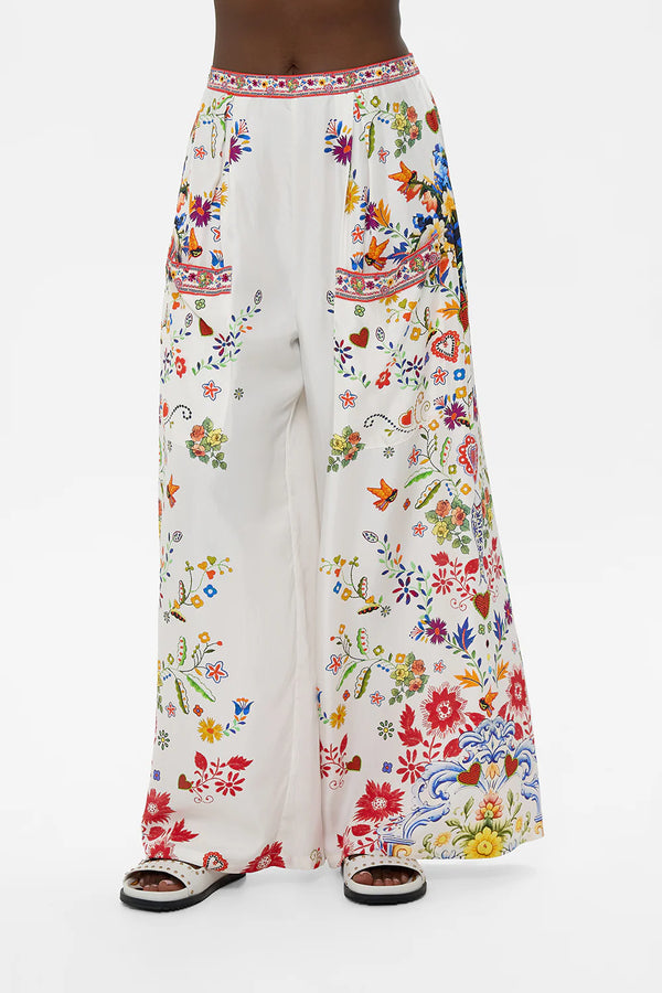 CAMILLA Women Wide Leg Trouser With Front Pockets - Faith, Luck & Justice