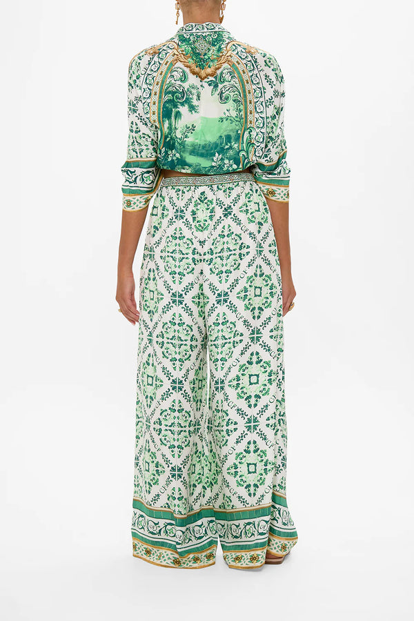 CAMILLA Women Tuck Front Pant - Corridor Of Calm