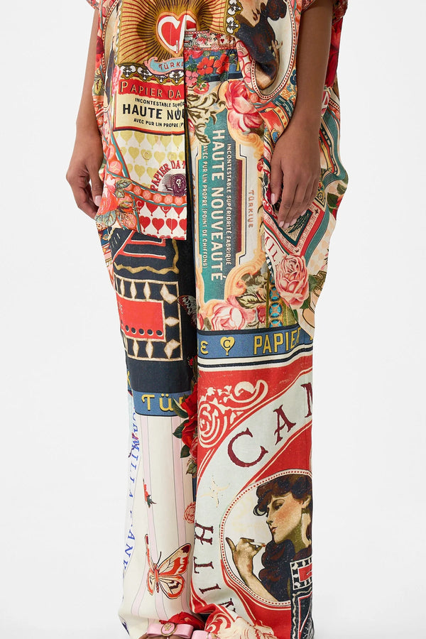 CAMILLA Women Button Front Lounge Pant - High Class Hookah