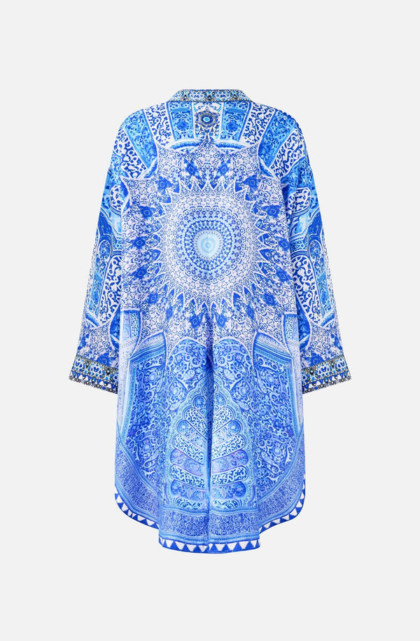 CAMILLA Women Relaxed High Low Shirt Dress - The Bosphorous