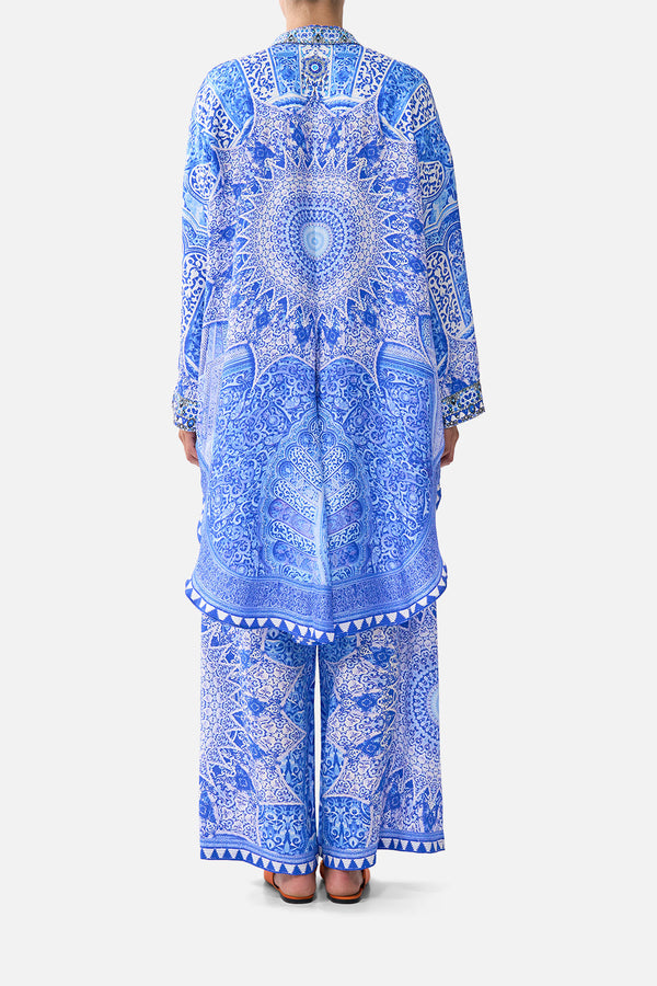 CAMILLA Women Relaxed High Low Shirt Dress - The Bosphorous