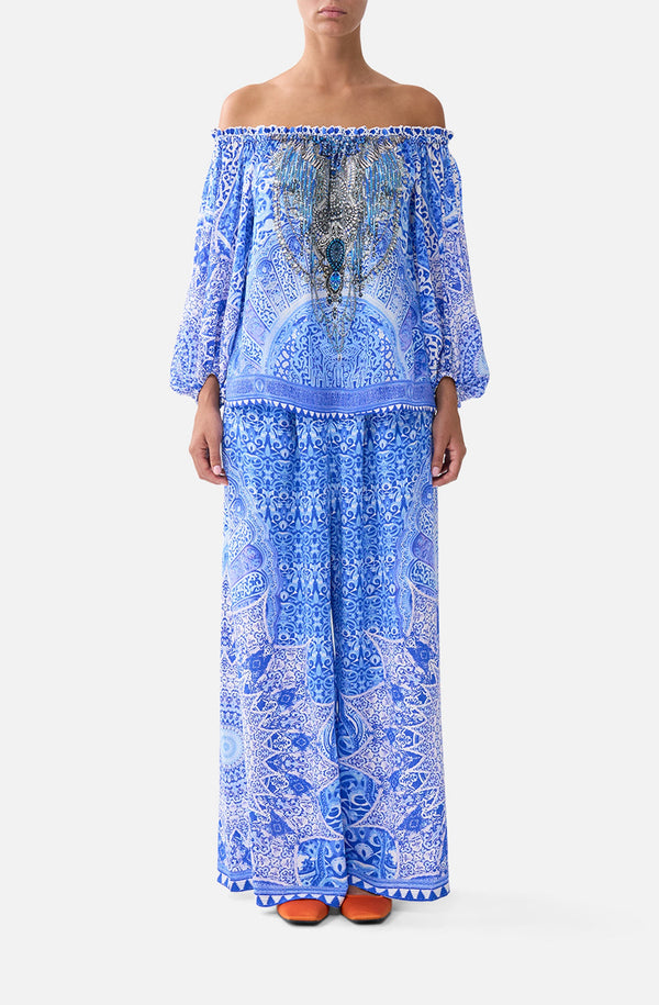 CAMILLA Women Tuck Front Pant - The Bosphorous