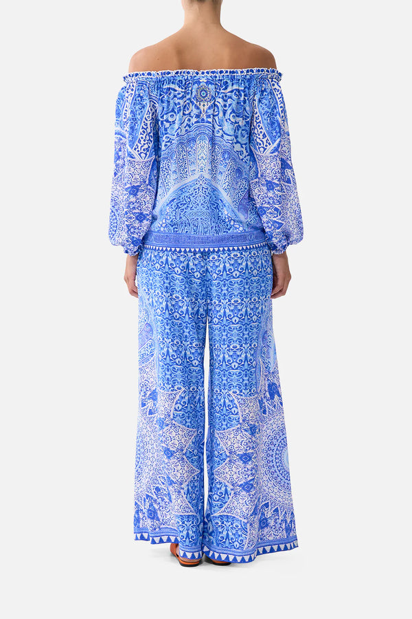 CAMILLA Women Tuck Front Pant - The Bosphorous