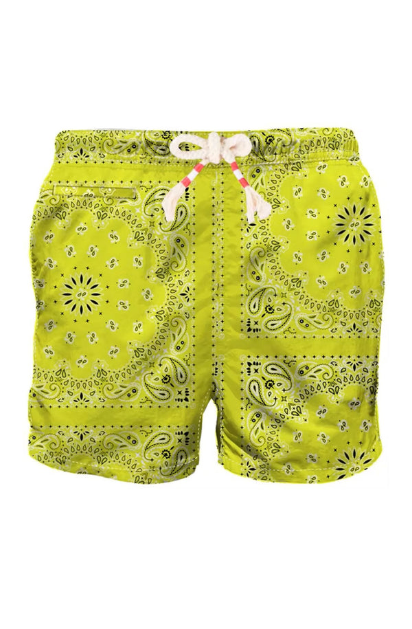 MC2 SAINT BARTH Men Swim Shorts Caprese Bandana Round