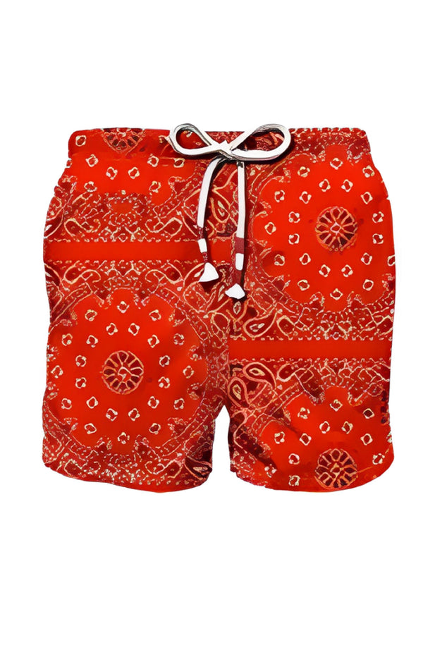 MC2 SAINT BARTH Men Swim Shorts Caprese Bandanna Round