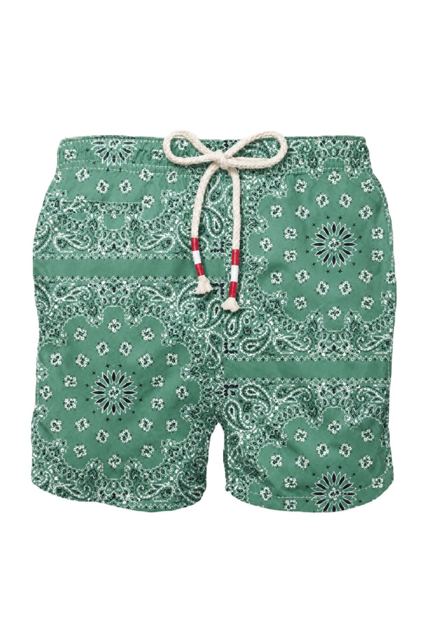 MC2 SAINT BARTH Men Swim Shorts Caprese Bandanna Round