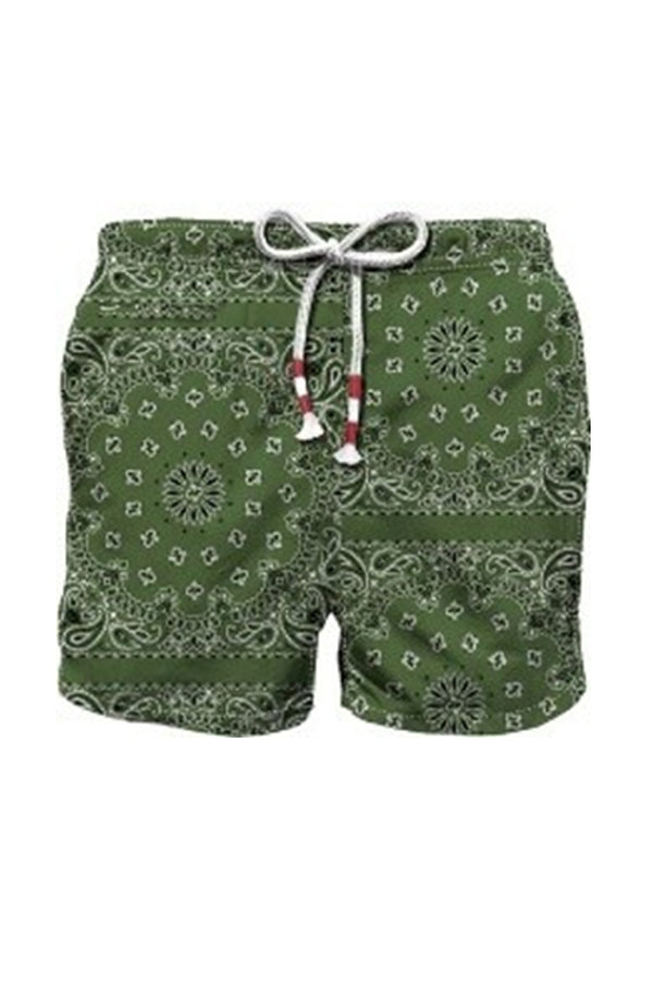 MC2 SAINT BARTH Boys Swim Shorts Caprese Jr. Bandanna Print
