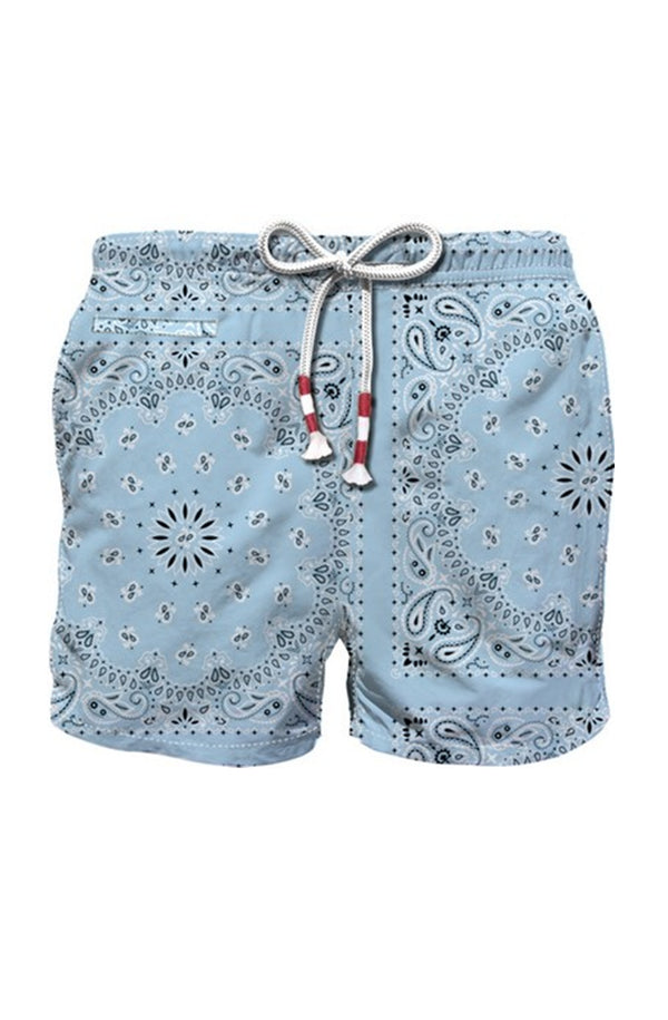MC2 SAINT BARTH Boys Swim Shorts Caprese Jr. Bandanna Print