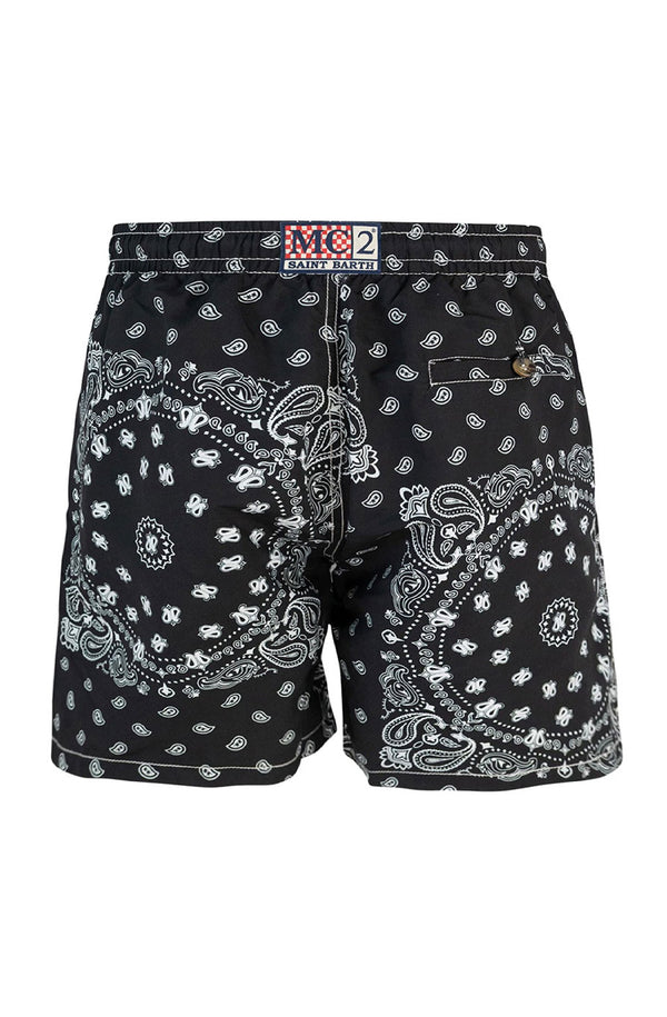 MC2 SAINT BARTH Men Swim Shorts Caprese Jumbo Foulard