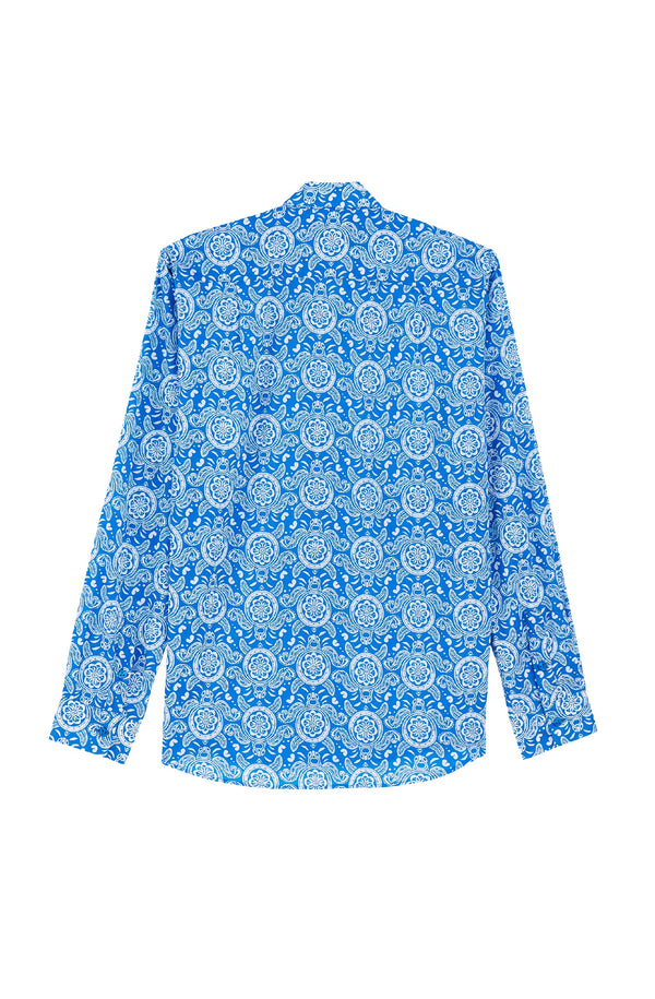 VILEBREQUIN Unisex Voile Lightweight Shirt Tribal Turtles