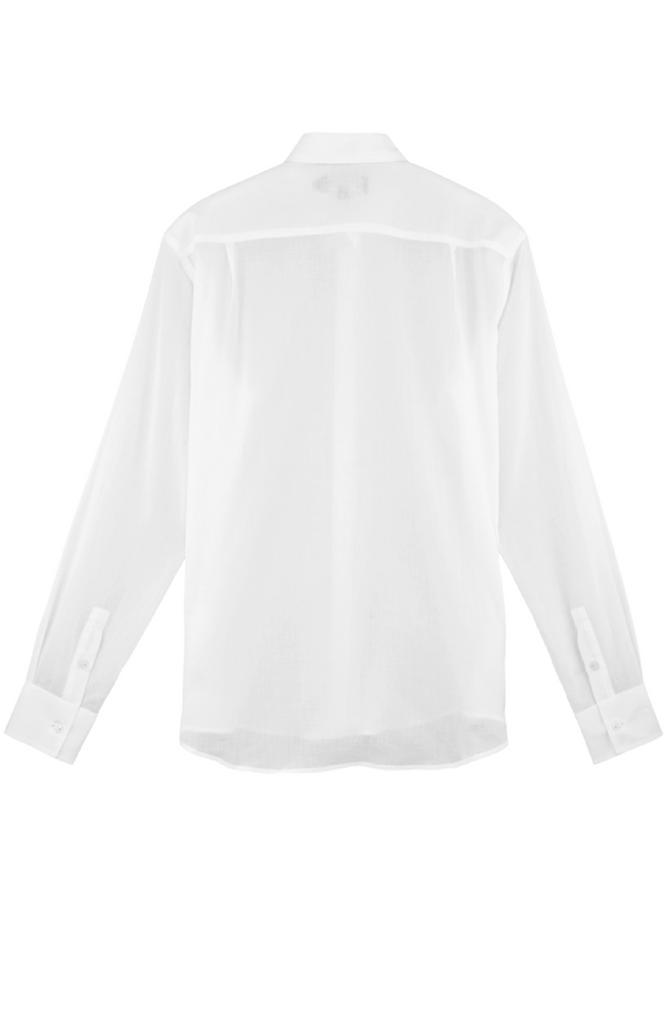 VILEBREQUIN Unisex Cotton Voile Lightweight Shirt Solid