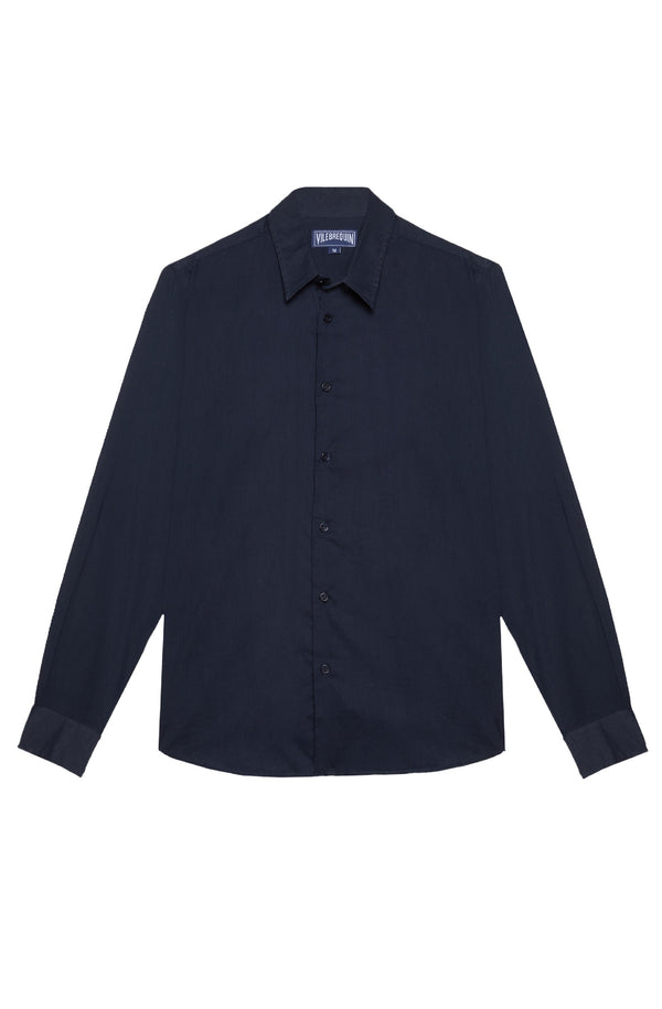 VILEBREQUIN Men Organic Cotton Veil Shirt Solid